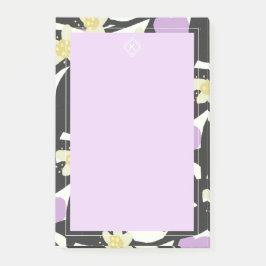 Notas Post-it® Ramas minimalistas Flores Corazón San Valentín