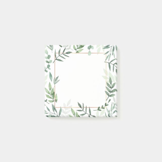 Notas Post-it® Ramas Y Hojas Enmarcadas (Anverso)