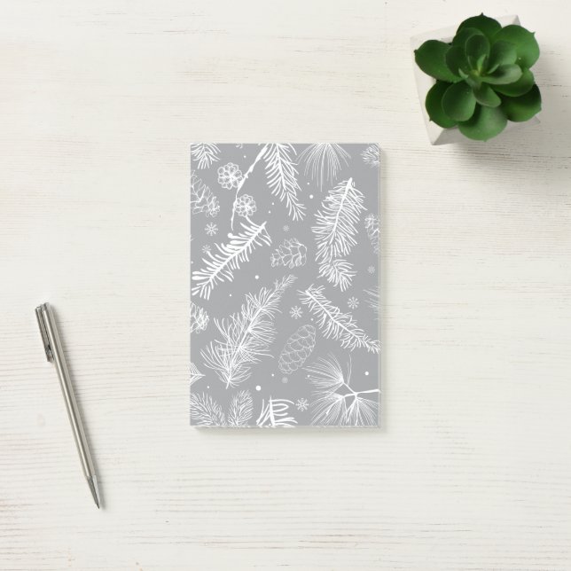 Notas Post-it® Ramas y pino 4 (Oficina)