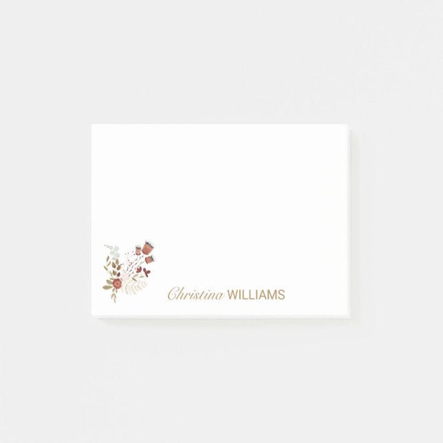 Notas Post-it® Ramo de flores silvestres de otoño (Anverso)