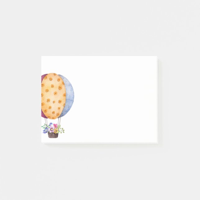 Notas Post-it® Ramo del globo (Anverso)