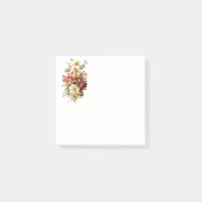 Notas Post-it® Ramo Floral (Anverso)
