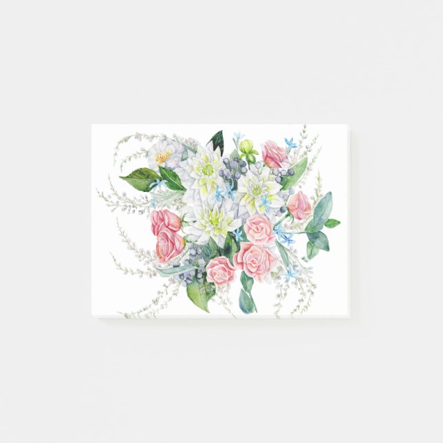 Notas Post-it® Ramo Floral (Anverso)