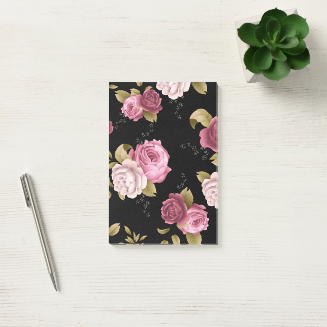 Notas Post-it® Ramos de Rosas 3 (Oficina)