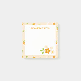 Notas Post-it® Ramos Florales de Margaritas de Primavera Personal