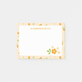 Notas Post-it® Ramos Florales de Margaritas de Primavera Personal