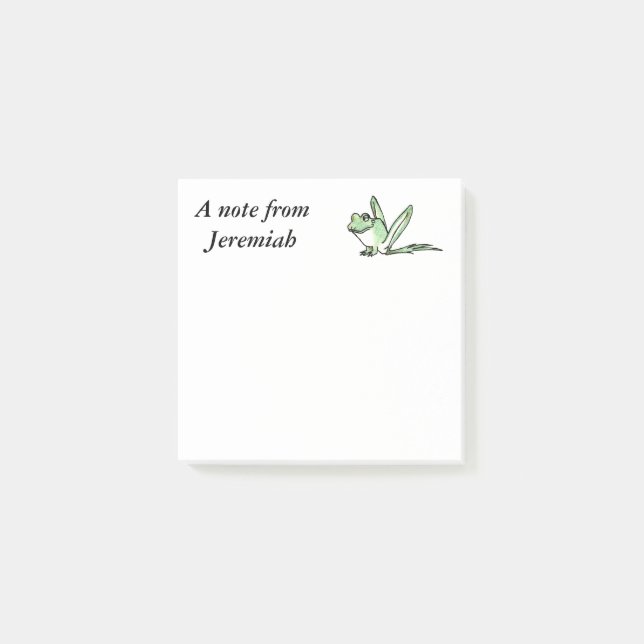 Notas Post-it® Rana (Anverso)