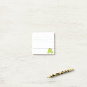 Notas Post-it® Rana banal 3 x 3 Personalizado en lino