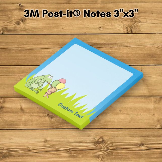 Notas Post-it® Rana con helado (Subido por el creador)