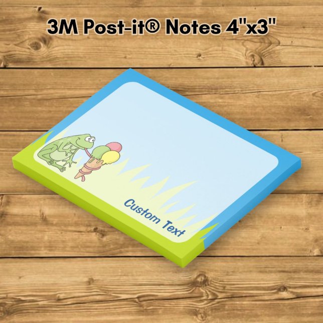 Notas Post-it® Rana con helado (Subido por el creador)