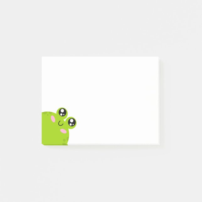Notas Post-it® Rana graciosa (Anverso)