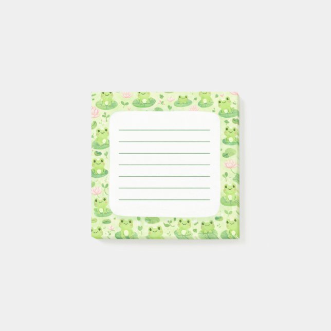 Notas Post-it® Ranas (Anverso)