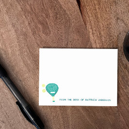 Notas Post-it® Raqueta de tenis y bolas personalizadas