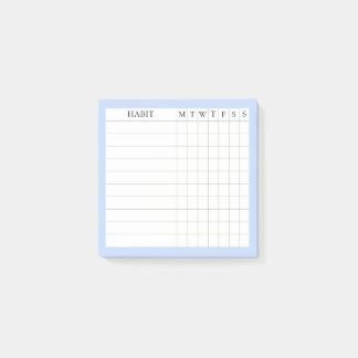 Notas Post-it® Rastreador de hábitos de la colección Margaret en