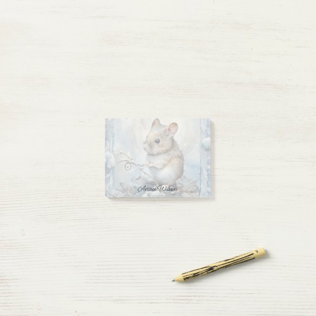 Notas Post-it® Ratón de Campo (Escritorio)