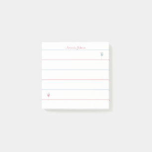Notas Post-it® Ratón flotante personalizado en globo