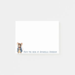 Notas Post-it® Ratón Victoriano Personalizable