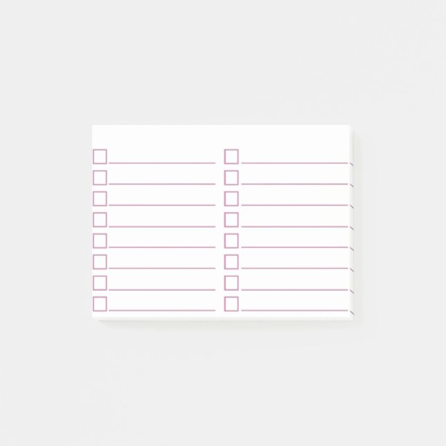 Notas Post-it® Rayas (Anverso)