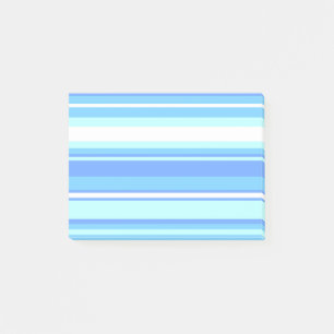 Notas Post-it® Rayas azul cielo