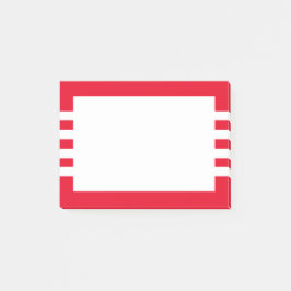 Notas Post-it® Rayas blancas geométricas Minimalistas modernas