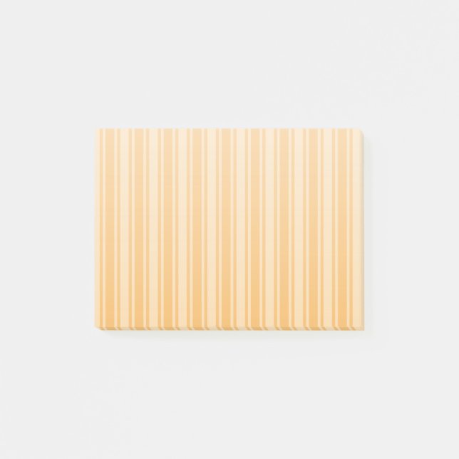 Notas Post-it® Rayas de caramelo amarillo (Anverso)