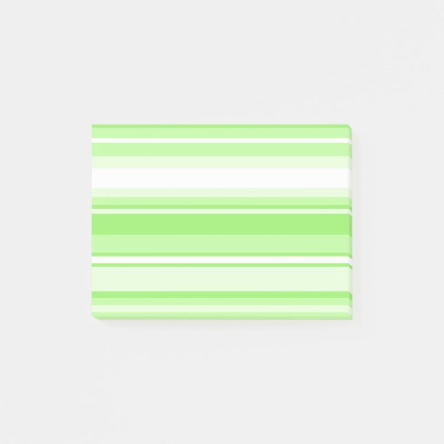 Notas Post-it® Rayas de limón (Anverso)