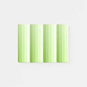Notas Post-it® Rayas de sombra verde limón