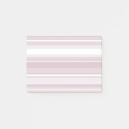 Notas Post-it® rayas rosadas de cuarzo Rosa