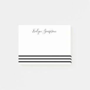 Notas Post-it® Rayas simples Minimalistas modernas