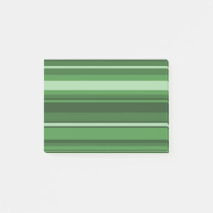 Notas Post-it® Rayas verdes