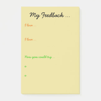 Notas Post-it® Reacción del profesor o del estudiante