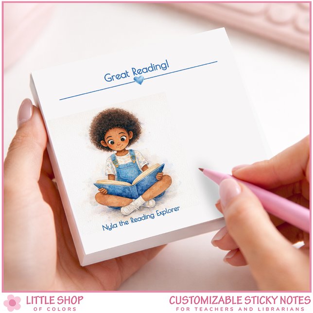 Notas Post-it® Reading Encouragement Book Lover Teacher (Subido por el creador)