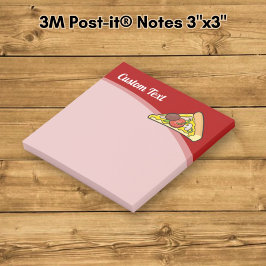 Notas Post-it® Rebanada de pizza