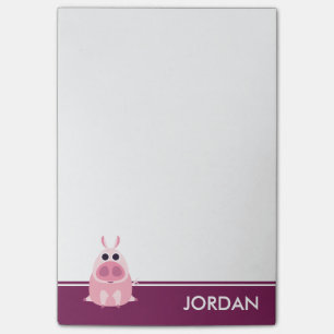 Notas Post-it® Receloso el cerdo