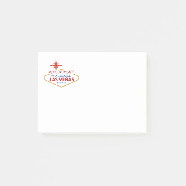 Notas Post-it® Recepción a Las Vegas fabuloso, Nevada (Anverso)