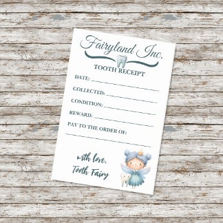 Notas Post-it® Recibo del Hada de los Dientes Fairyland Inc.