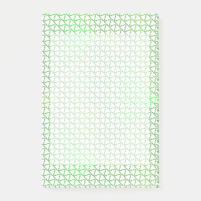 Notas Post-it® Reciclaje de cuidados verdes para el Día Mundial d (Anverso)