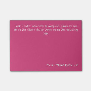Notas Post-it® Recicle