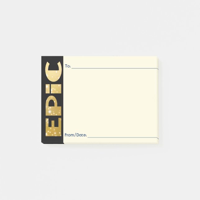 Notas Post-it® Reconocimiento de pares de empleados kudos persona (Anverso)