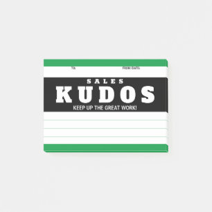 Notas Post-it® Reconocimiento del gran reconocimiento de trabajo 