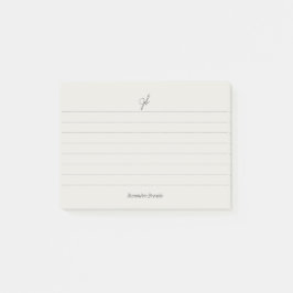 Notas Post-it® Recordatorio: Respira | Guión inicial personalizab