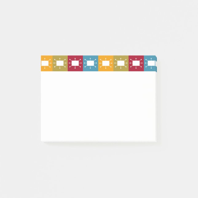 Notas Post-it® Rectángulos atómicos (Anverso)