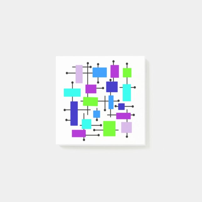 Notas Post-it® Rectángulos atómicos de Guay (Anverso)