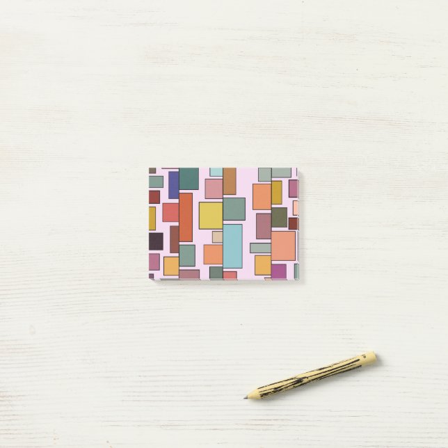 Notas Post-it® Rectángulos de Boho (Escritorio)