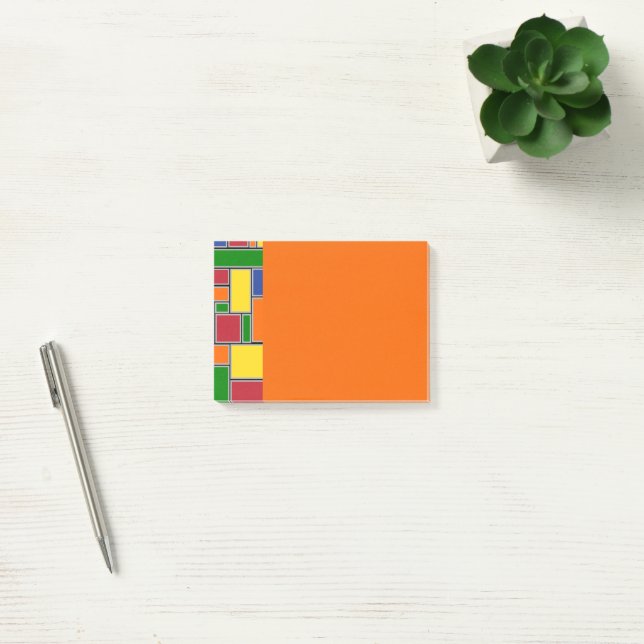 Notas Post-it® Rectángulos de color (Oficina)