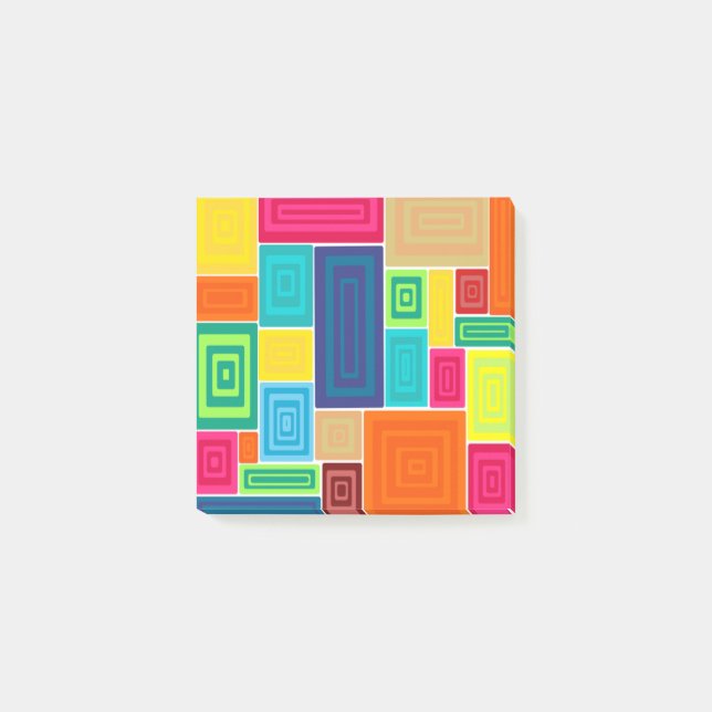 Notas Post-it® Rectángulos de todo (Anverso)
