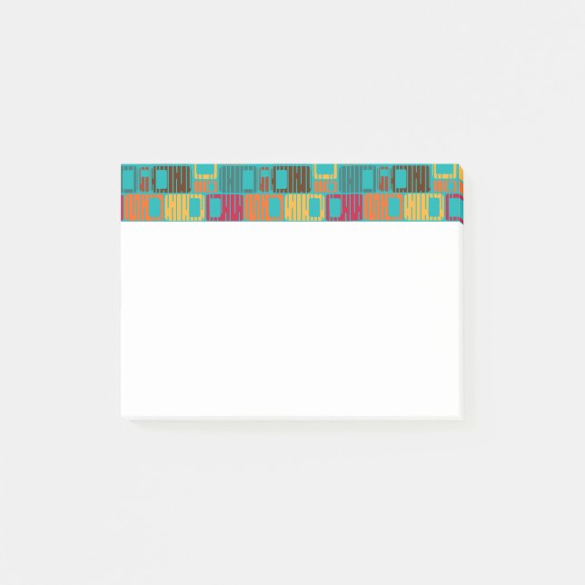 Notas Post-it® Rectángulos interrumpidos (Anverso)