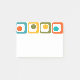 Notas Post-it® Rectángulos modernos de mediados del siglo