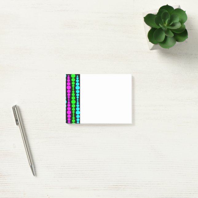 Notas Post-it® Rectángulos Neon Modern (Oficina)