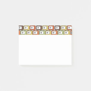 Notas Post-it® Rectángulos Retro con Estallidos de Estrellas